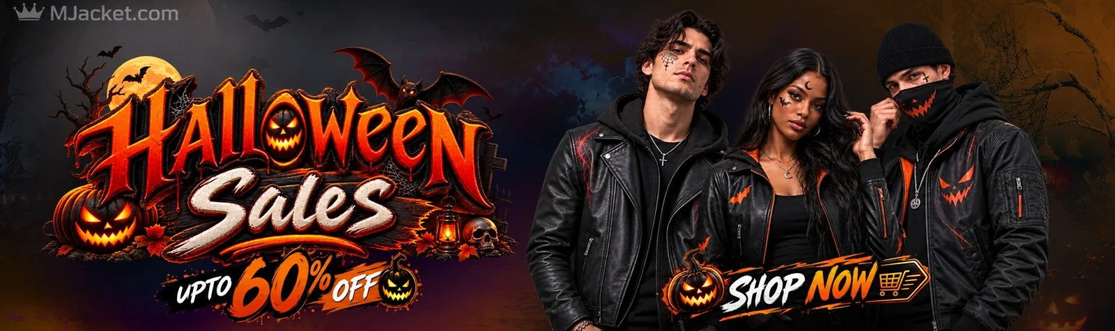 MJacket Halloween Sale Banner 2026
