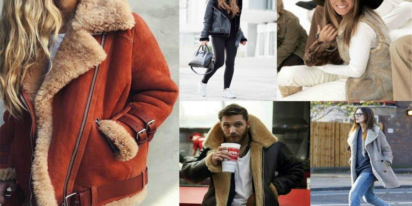 How to Style in a Shearling Leather Jacket