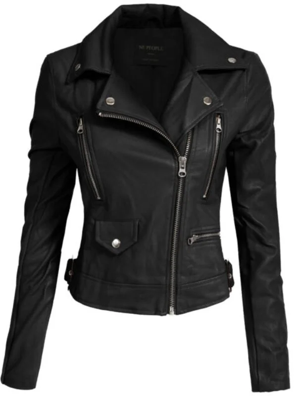 Women's Black leather Jackets