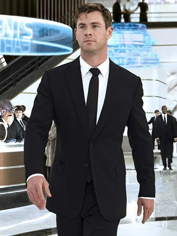Men in BlackÂ InternationalÂ Chris HemsworthÂ Suit Jacket