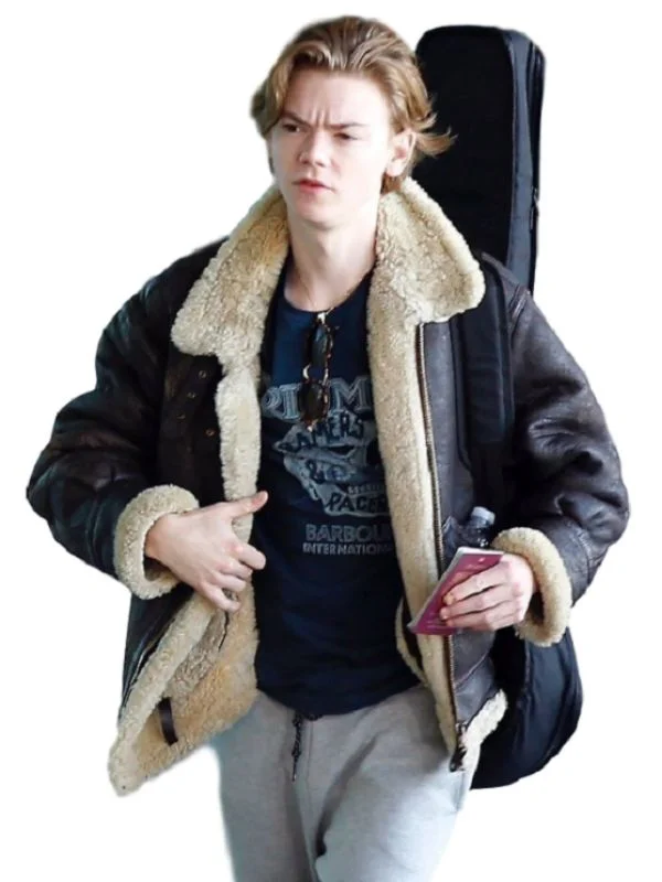 Maze Runner The Death Cure Thomas Brodie-Sangster Shearling Jacket