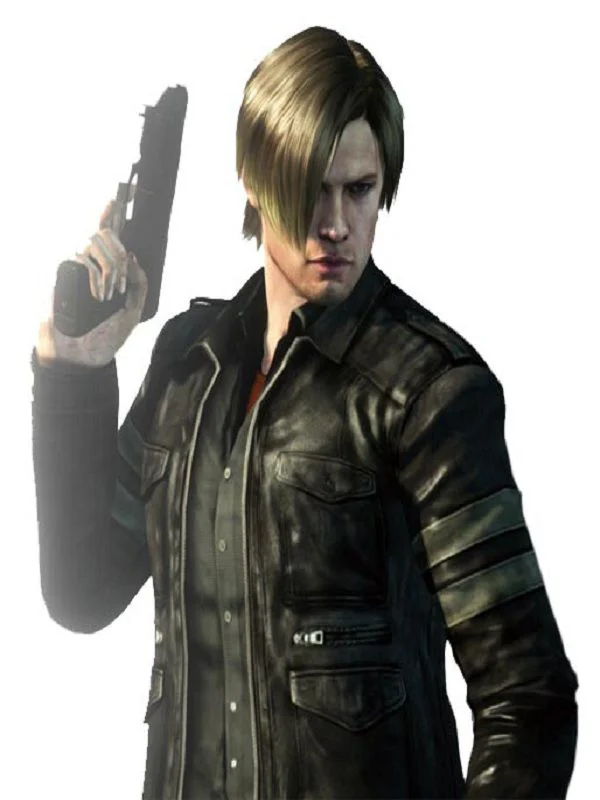 Leon Kennedy Resident Evil 6 Black Jacket