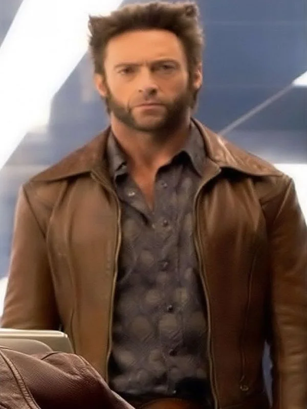Hugh Jackman X Men Wolverine Brown Jacket