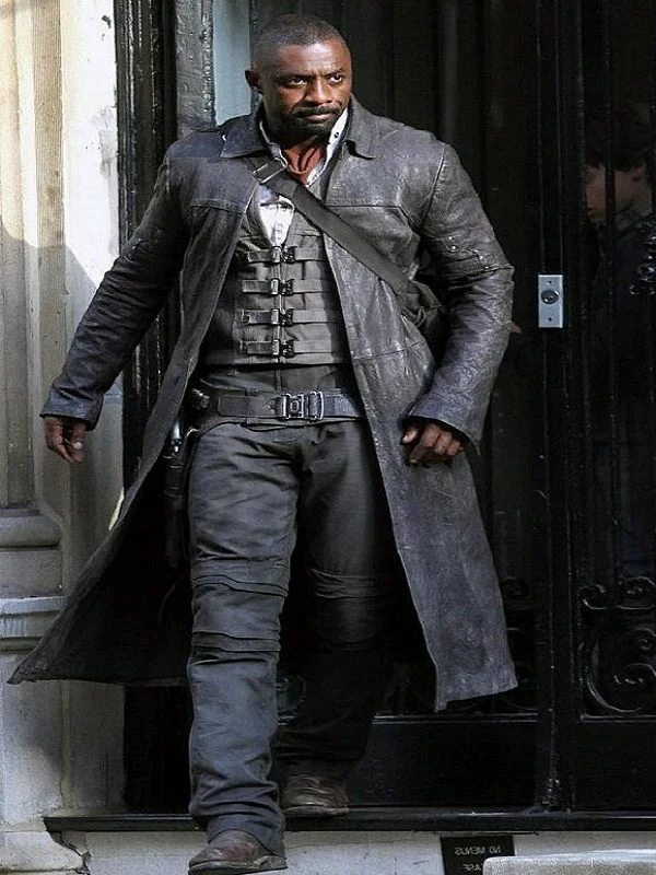 The Dark Tower Idris Elba Leather Coat