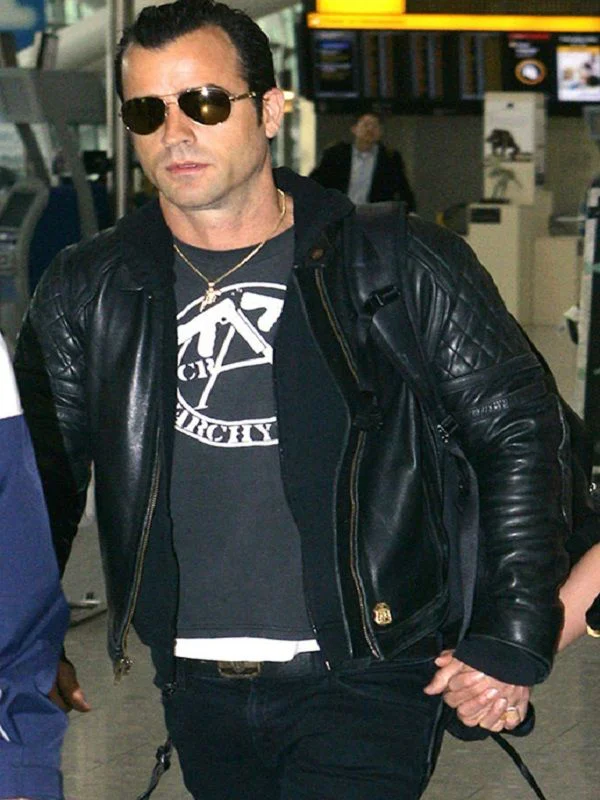 Justin Theroux Biker Jacket