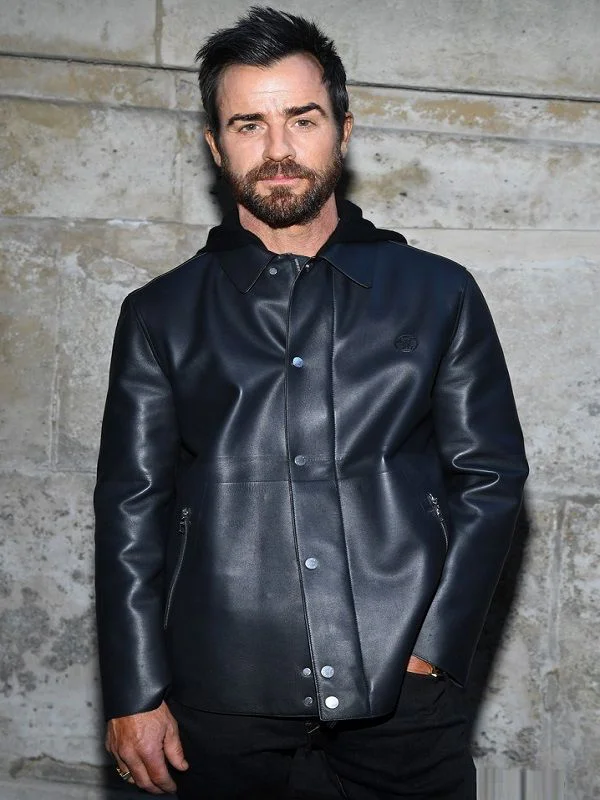 Stylish Justin Theroux Leather Jacket