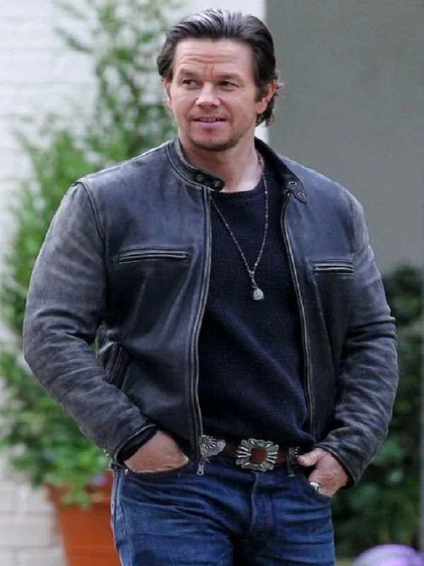 Mark Wahlberg Daddy's Home Distressed Jacket