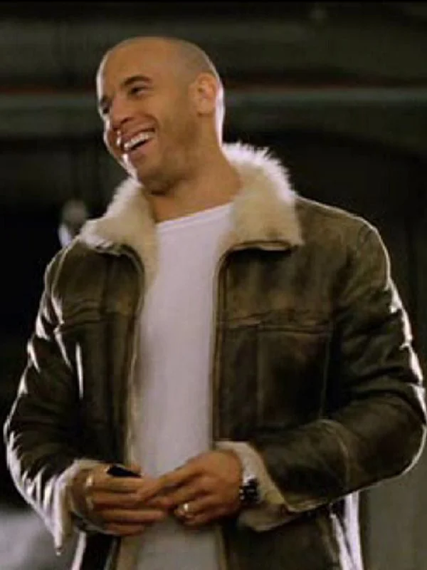 Vin Diesel Triple X Leather Fur Jacket 