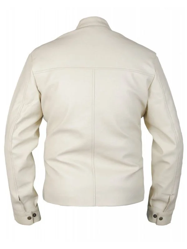 Aaron Paul Need For Speed White Jacket | Mjacket.com