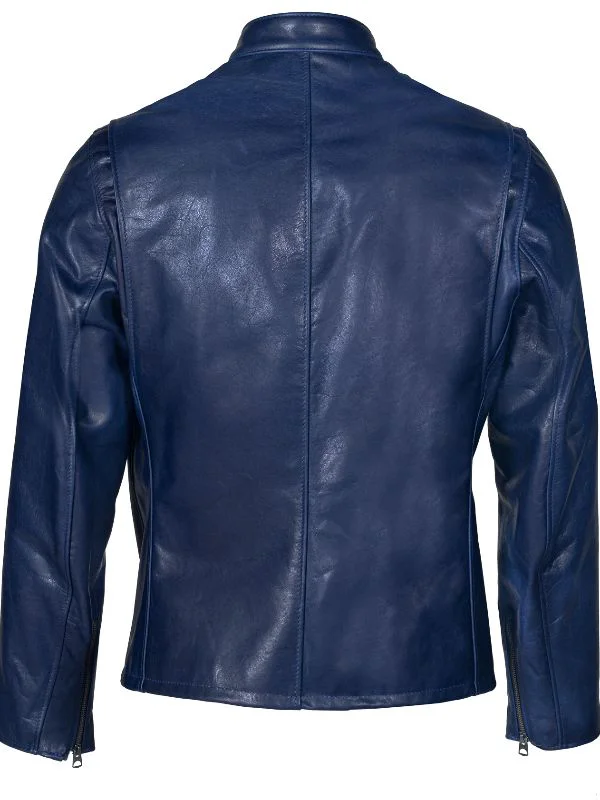 Cafe Racer Trendy leather jacket