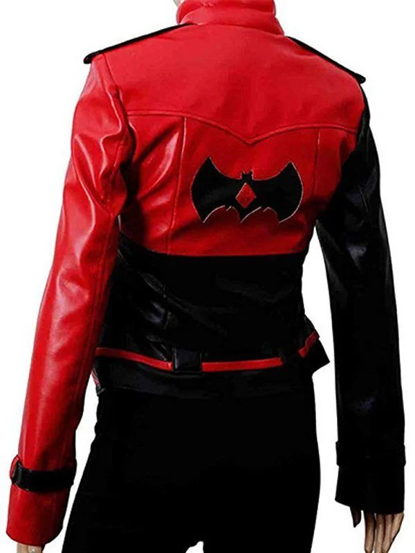 2 Harley Quinn Leather Jacket With Vest
