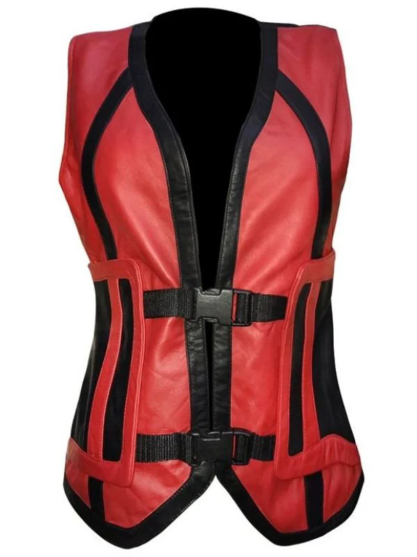 2 Harley Quinn Leather Jacket With Vest