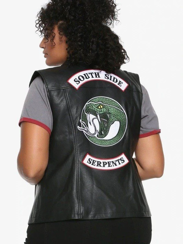 Southside Serpents Studded Leather Vest