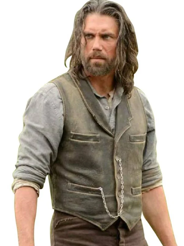 Anson Mount Hell on Wheels Leather Vest