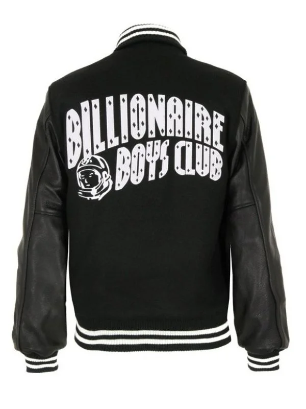 The Billionaire Boys Club Bomber Logo Design Letterman Jacket