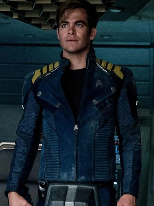 Star Trek Beyond Captain James Kirk Chris Pine Blue Uniform Jacket