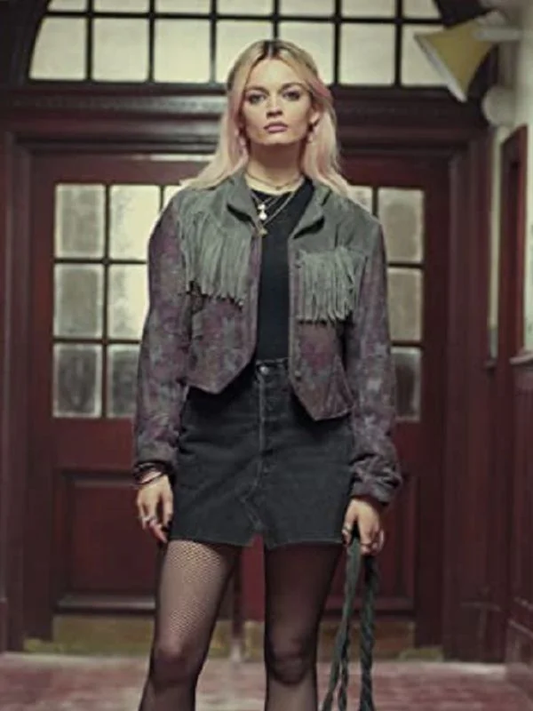 Sex Education Maeve Wiley Fringe Jacket