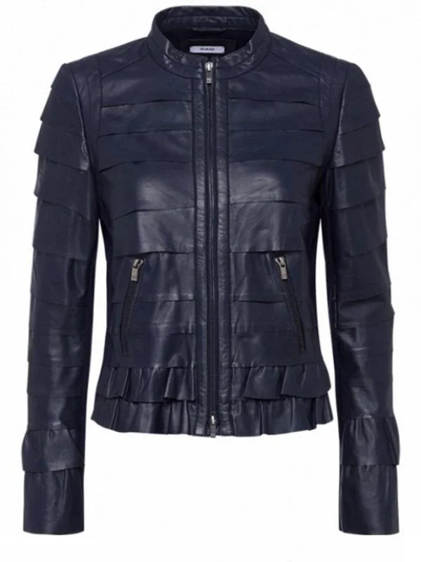Layered Slimfit Super Soft Leather Jacket