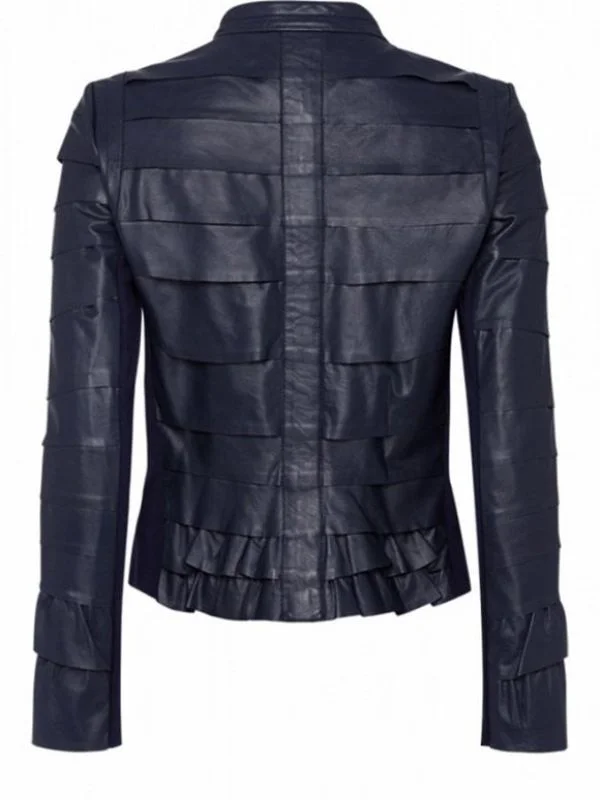 Layered Slimfit Super Soft Leather Jacket