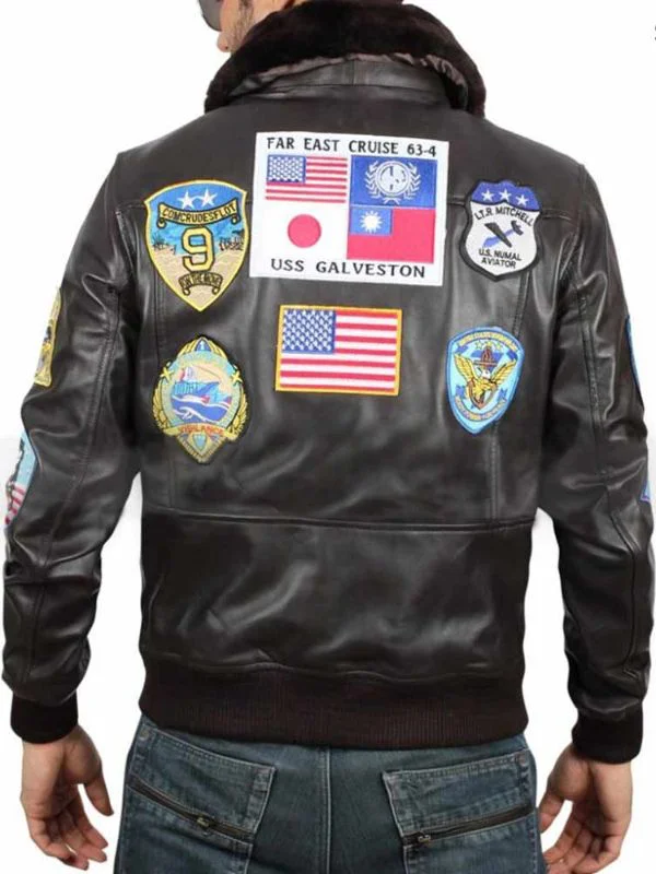 Top Gun Tom Cruise Leather Jacket