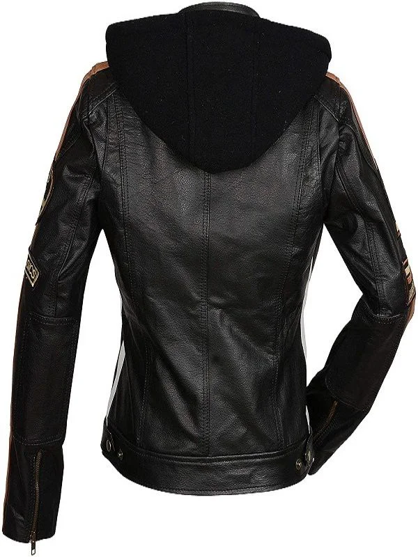 women Cowhide Leather jacket