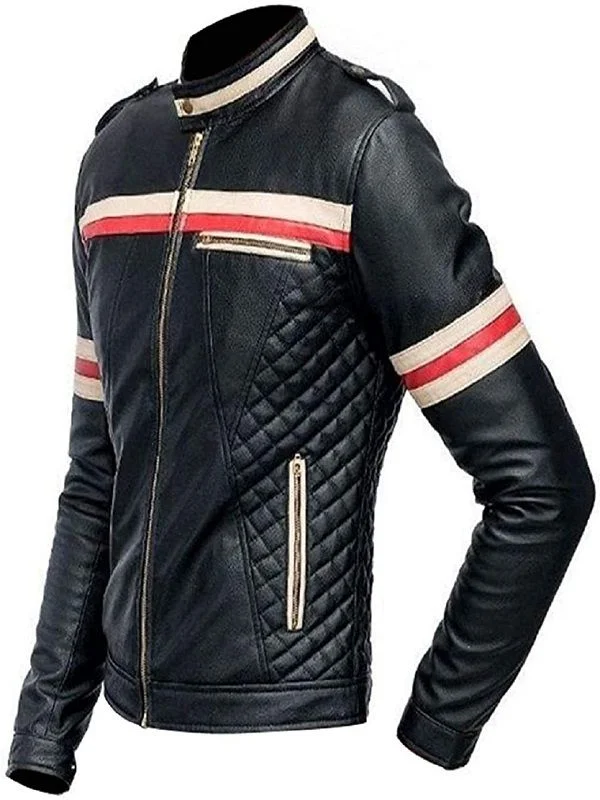 Motorcycle Genuine Leather Jacket 