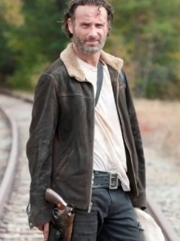 The Walking Dead Rick Grimes Brown Jacket