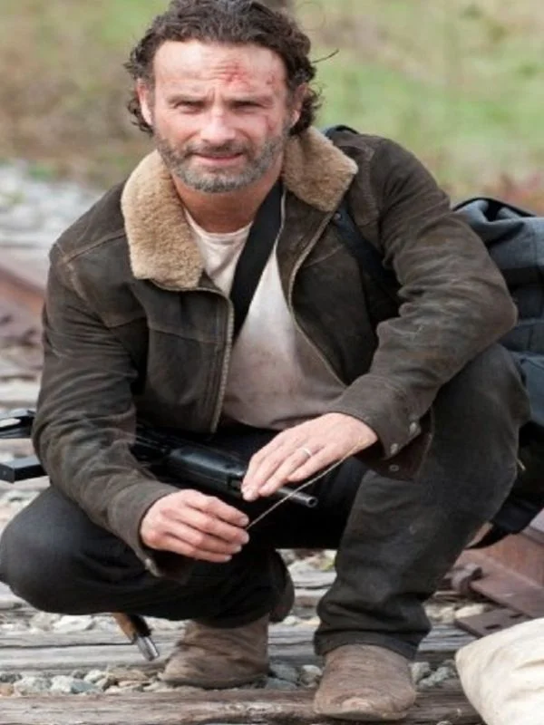 The Walking Dead Rick Grimes Brown Jacket