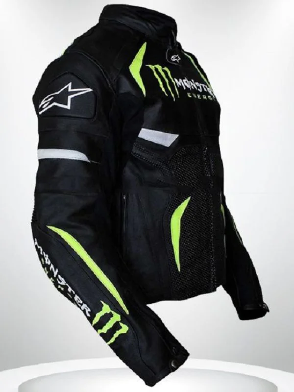 Alpinestars Monster Energy Biker Leather Jacket