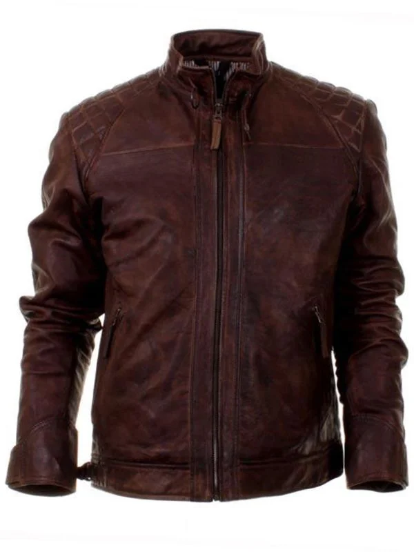 Arrow Stephen Amell Brown Leather Jacket