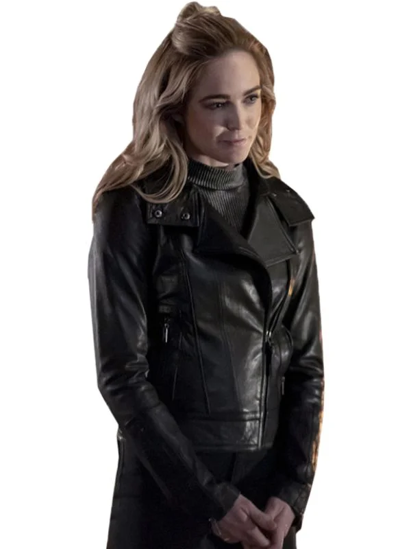 Caity Lotz Leather Jacket