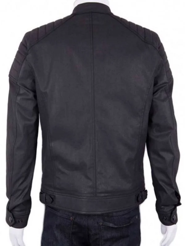 Arrow Padded Leather Jacket