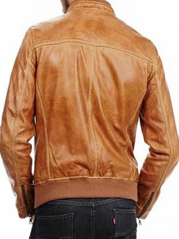 Arrow Brown Leather Jacket