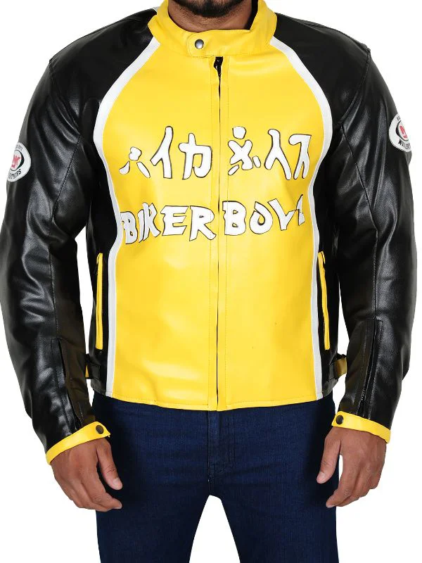 Biker Boyz Derek Luke Yellow Motorcycle Jacket