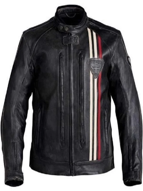 Triumph Retro Heavy Motorcycle Rider Leather Jacket