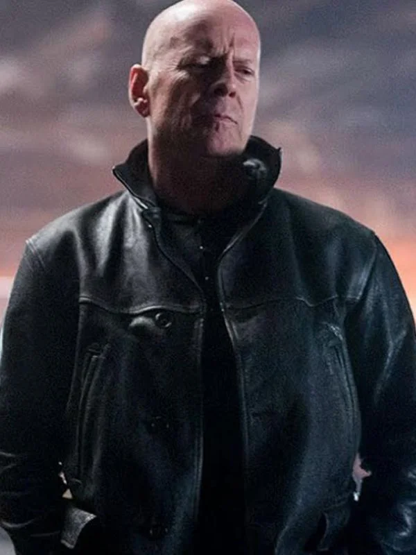 Extraction Bruce Willis Leather Jacket