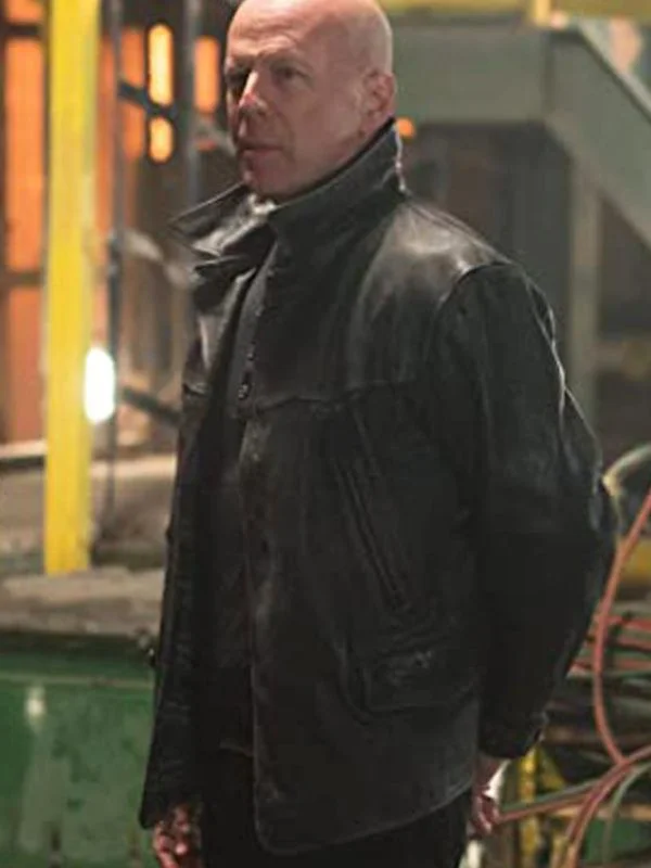 Extraction Bruce Willis Leather Jacket