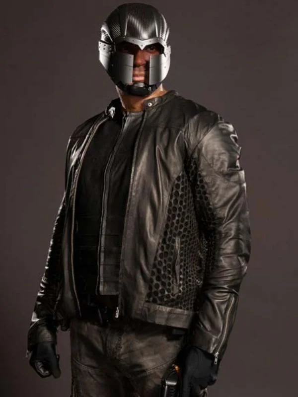 Arrow Season 4 John Diggle Biker Jacket-Mjacket.com