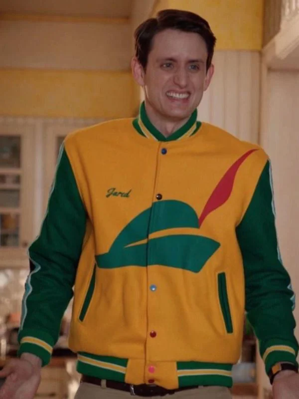 Pied Piper Jacket Donald Jared Dunn Silicon Valley Letterman Jacket for Sale