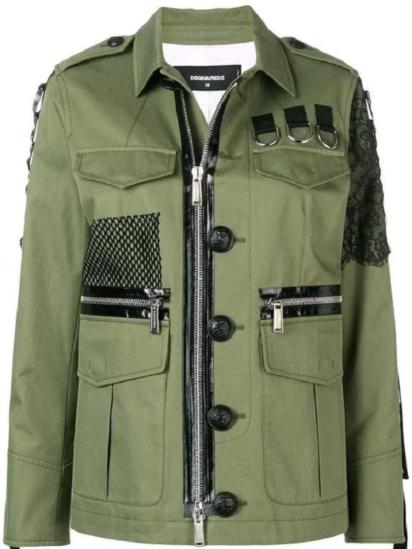 Dsquared2 Classic Military Men Cotton Jacket 