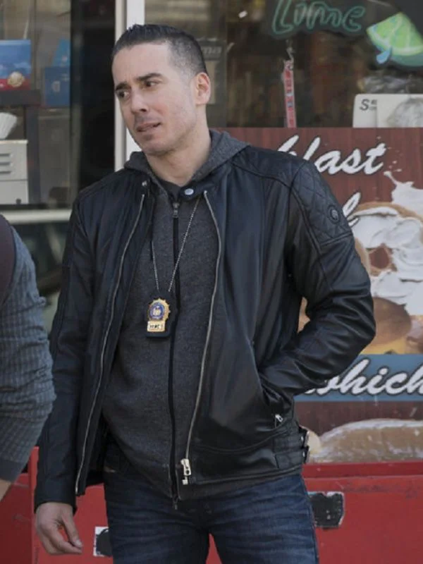 Law & Order Special Victims Unit Kirk Acevedo Black Leather Jacket