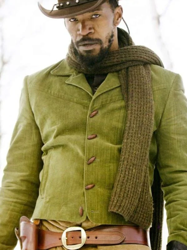 Jamie Foxx Django Green Jacket