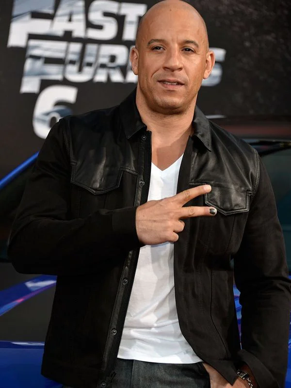 Fast and Furious 6 Vin Diesel black jacket image 1
