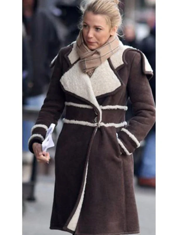 Amanda Holden Shearling Intimate Relations Coat