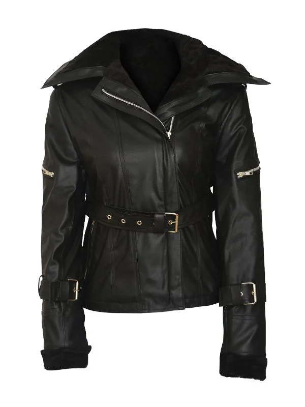 Emma Swan Jennifer hooded Morrison Black Jacket