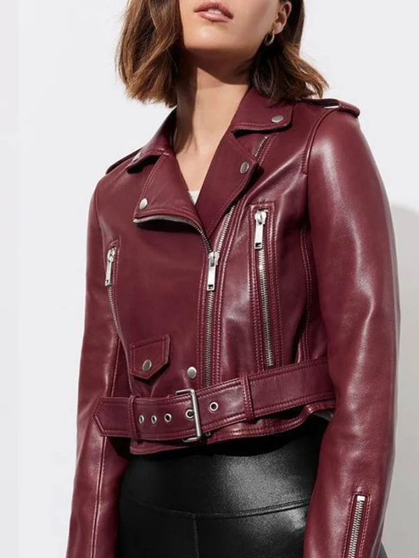 TV Show 13 Reasons Why Jessica Davis Moto Leather Jacket