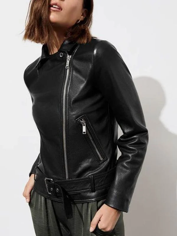 13 Reasons Why Jessica Davis Black Leather Jacket
