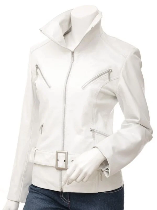 Women White Angel Jacket