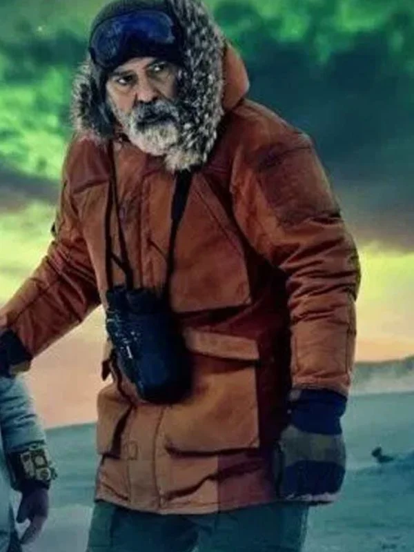 George Clooney in The Midnight Sky Winter Coat