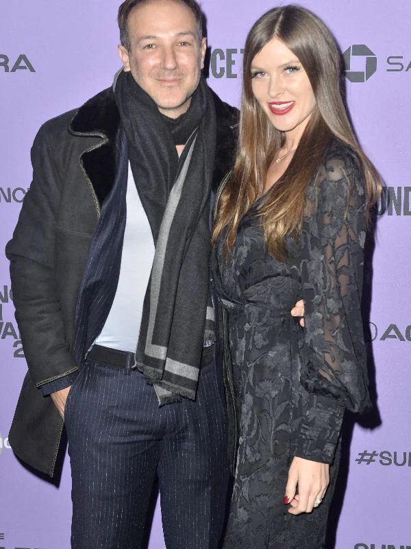 Bryan Fogel at an event for The Dissident shearling Leather jacket